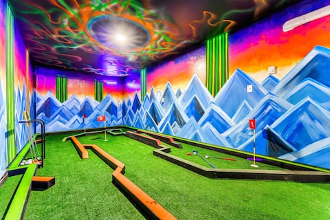 OMG! Glow in the Dark Mini Golf, Pickleball, Bball