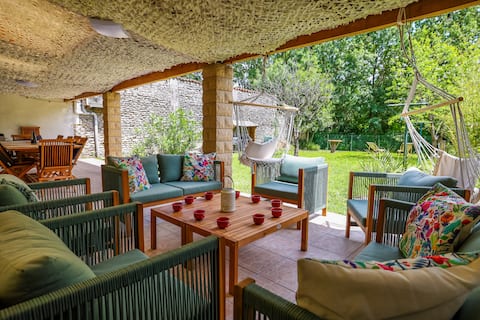 5 bedroom house #10 people #Garden