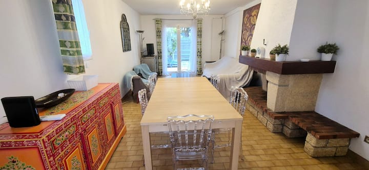 Villa 8p, 10mn Mer, 100m2, Parking, Clim - Le Grau-du-Roi