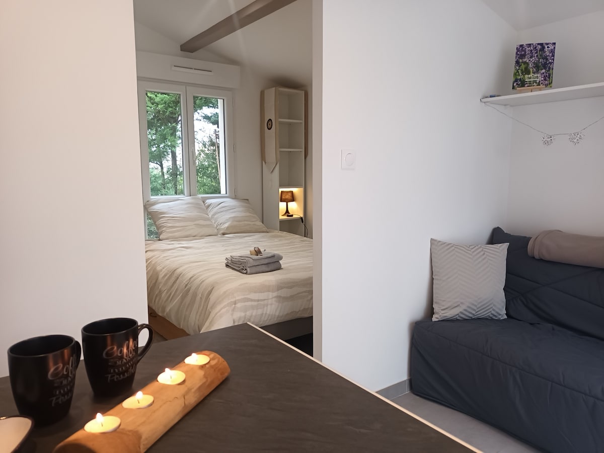 Annuncio Airbnb popolare: Night Cocoon–Brand new independent terrace studio a Saint Paul Trois Châteaux