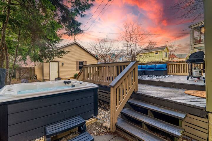 Historic Short North: Hot Tub, BBQ, Free Parking gallery image 4
