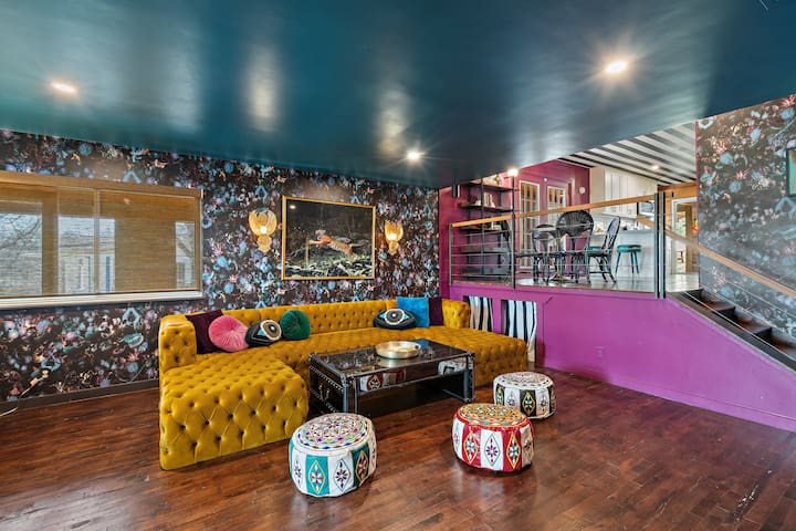 Vibrant Eclectic Oasis With Heated Pool