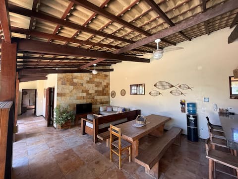 Top Airbnb: House 60m from the beach and downtown Barra Grande em Cajueiro Da Praia