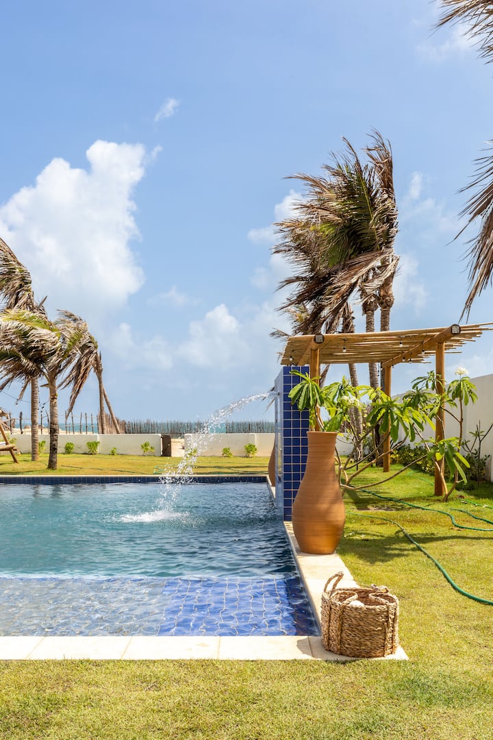 Kitesurfing paradise, beautiful beach house