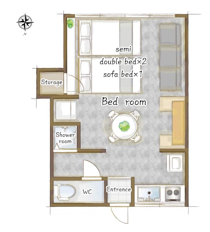 Easy Access To/tokyo/shibuya/shinjuku/max5ppl/26㎡ - Koshigaya