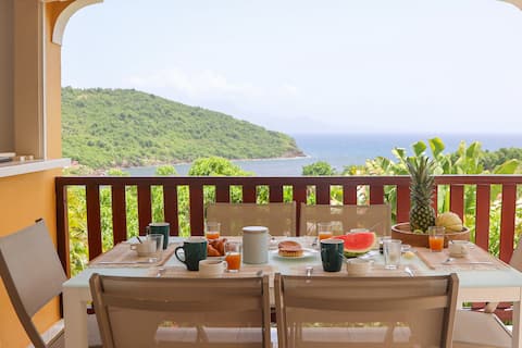 Cottage Les 3 Rochers – Grand Ilet (sea view)