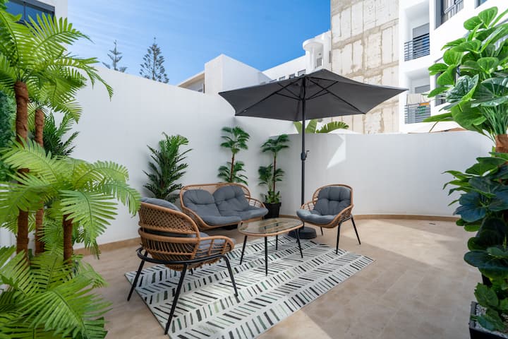 Maarif  Terrasse Privée & Parking - Casablanca