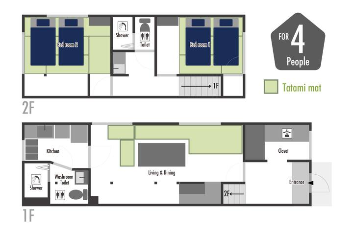 #5A Nostalgic house & daily life / 2BR Tatami room gallery image 5