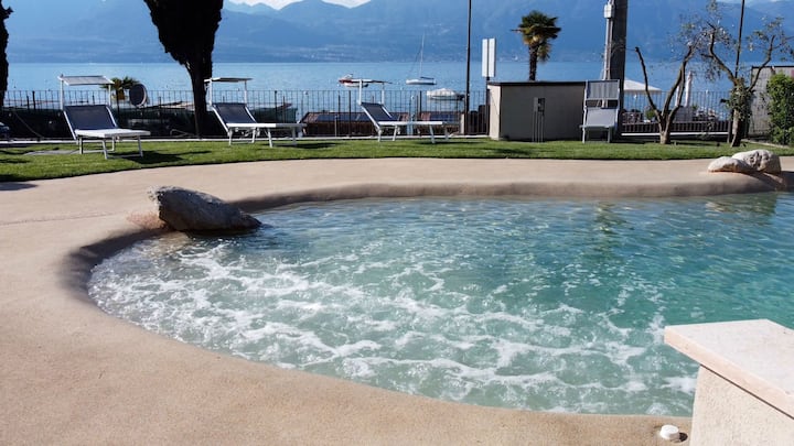 Benaco See "Lazise" Vista Lago, Giardino, Piscina - Garda