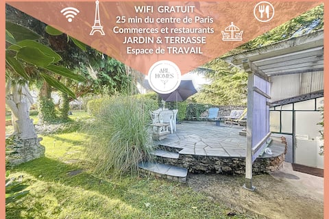 The Garden HOME - WIFI - Peaceful haven in PARIS