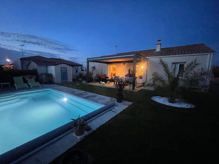 Maison Climatisée Avec Piscine - Saint-Vincent-sur-Jard