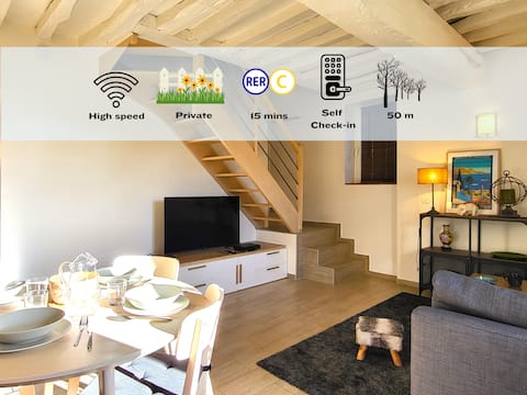 La Felicità: Pleasant duplex close to nature