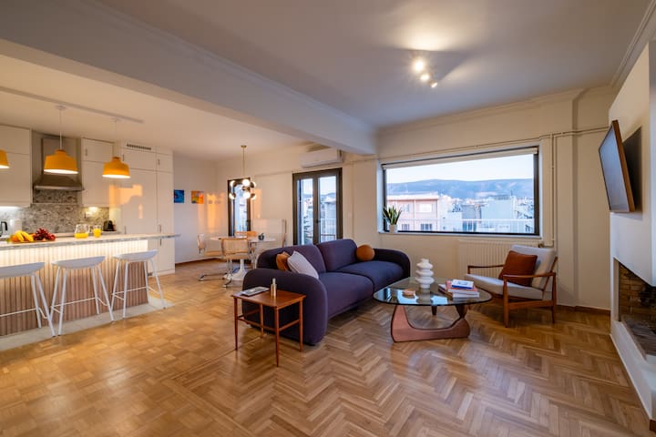 Athens Panorama Penthouse by Acropolis