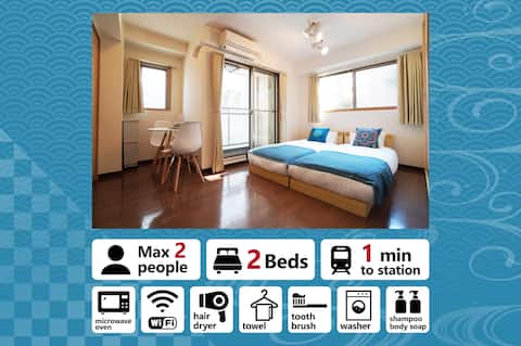 [COM] Near Matatabi Station!1-minute walk from Minami-Morimachi Station and Osaka Tenmangu Station,