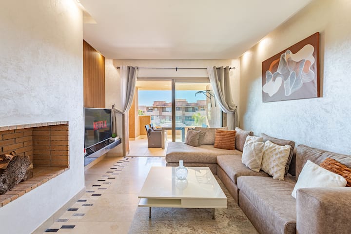 Prestigia Triple View Oasis: Golf, Mountain & Pool - Marrakech