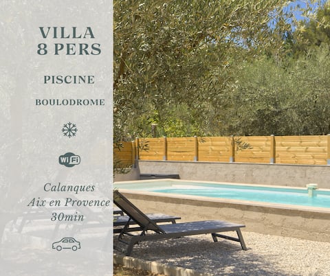 Villa 8 pers - Experience Provence in autumn