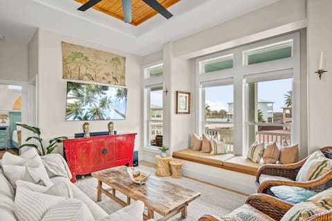 Successful Airbnb property: New Listing! Beach View - Golf Cart - Heated Pool* in Port Aransas