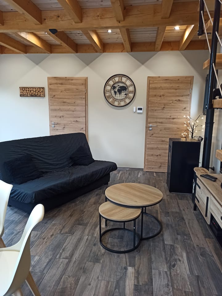 Chalet " Le Nid Douillet " Avec Jacuzzi Et Sauna - Sainte-Marie-aux-Mines