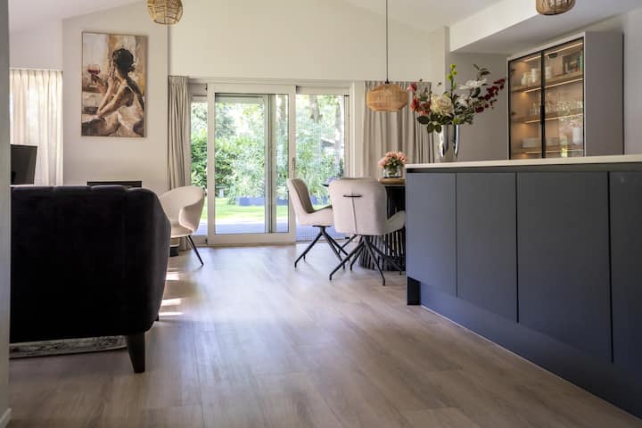 Modern Seizoenshuis In Het Rheezerbos Met Hottub - Slagharen