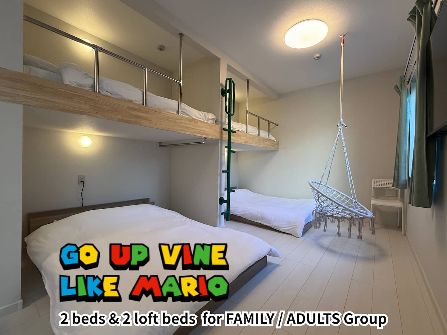 Room 101: Go up vine like MARIO