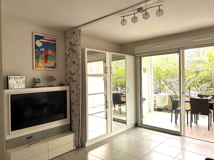 St Jean - Studio Climatisé,  Terrasse, Park. Privé - La Ciotat