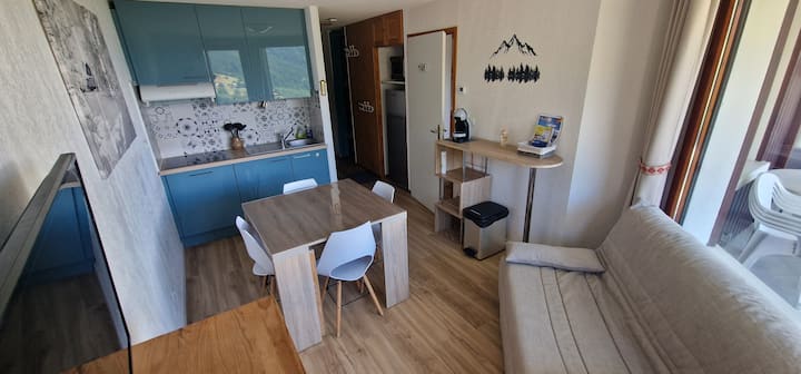 Appartement T3 Centre Station, Au Pied Des Pistes - Saint-François-Longchamp