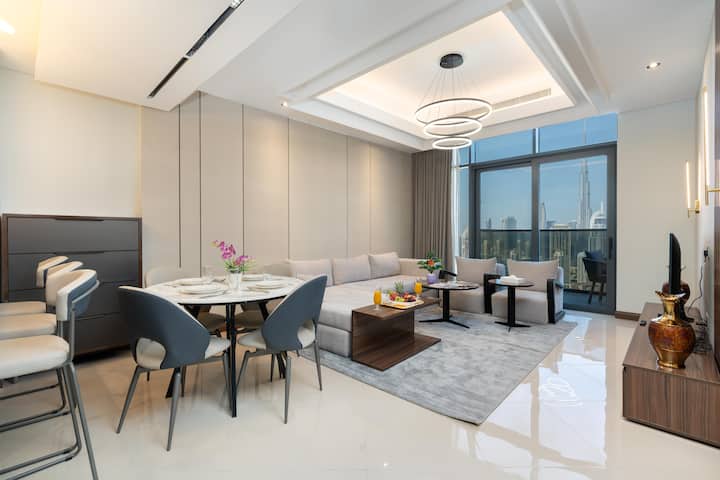 Luxurious 3br| Panoramic Burj View |Family Suite - Dubaï