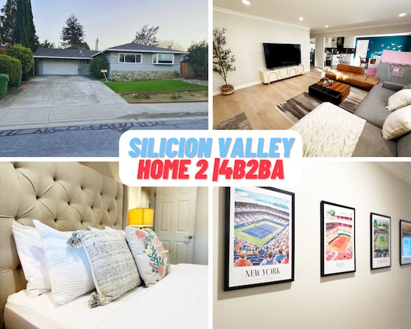 Home 2 | 4BD/2BA Santa Clara Home Near Apple Park