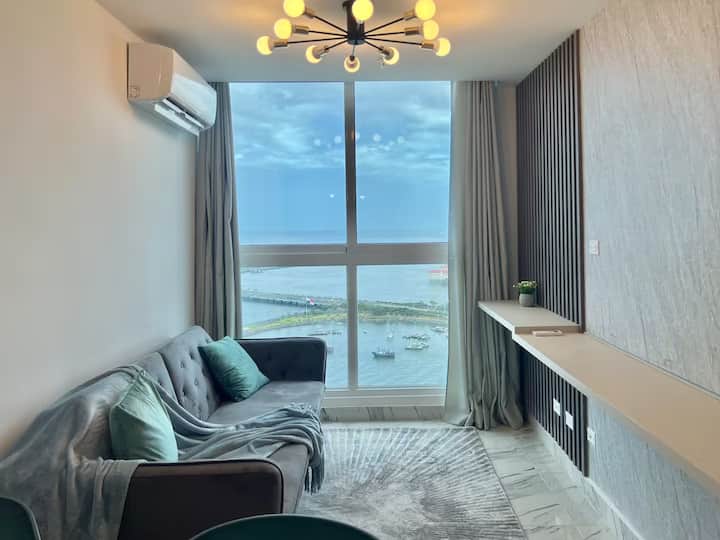 Cute Ocean View Apt With Infinity Pool - Panamá