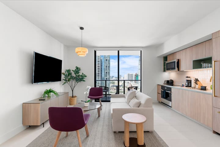 New Unit 26th Floor With Amazing View Miami2br/2ba - Miami, FL