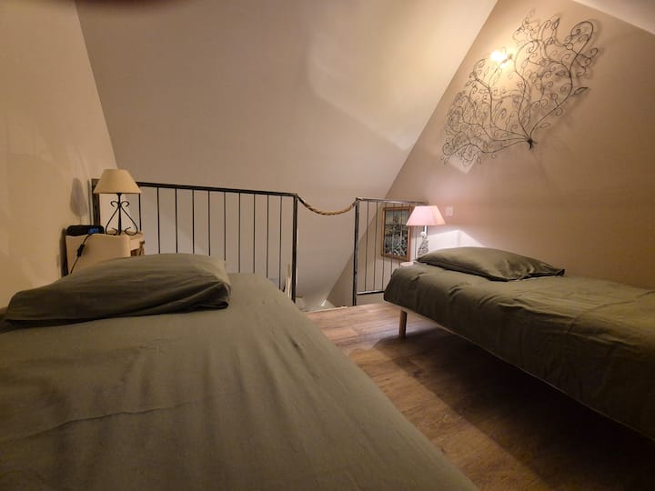 Mezzanine 2 lits simples