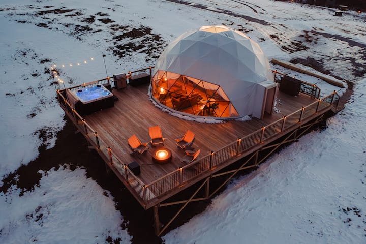 雪乃LIVEGENIC & 5 Major Domes Tour Magnolia Ridge Geodome•Hot Tub•Hocking Hills - Dome houses for