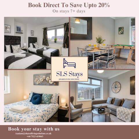 3BR Pet-Friendly Stay Sleeps 7 Parking+Pool Table gallery image 2