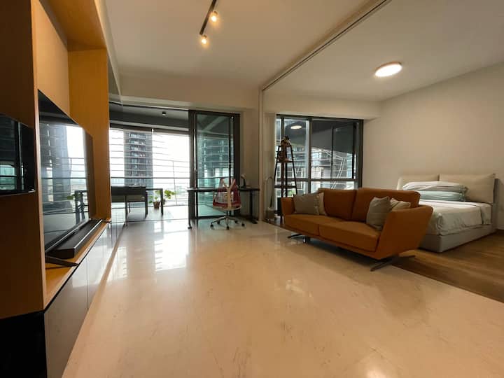 Spacious 1-bedder Apt At Marina Bay W Garden View - Singapore