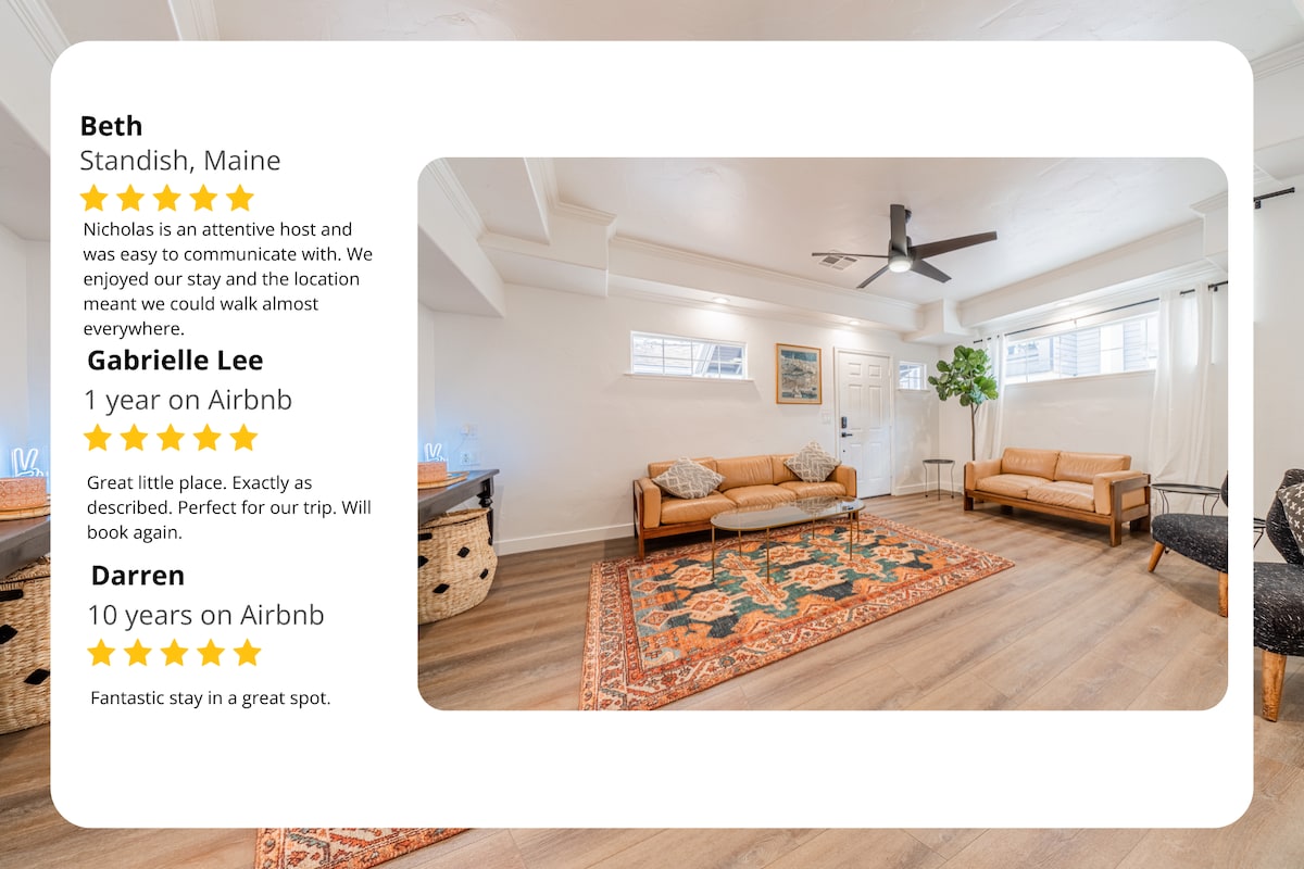 Stylish 2-Bedroom walking distance to Downtown - Houses for Rent in Reno,  Nevada, United States - Airbnb
