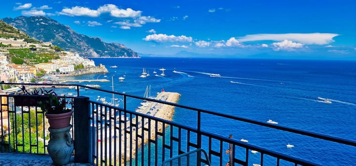 Detached Seafront Villa W/solarium/terrace/bbq - Amalfi