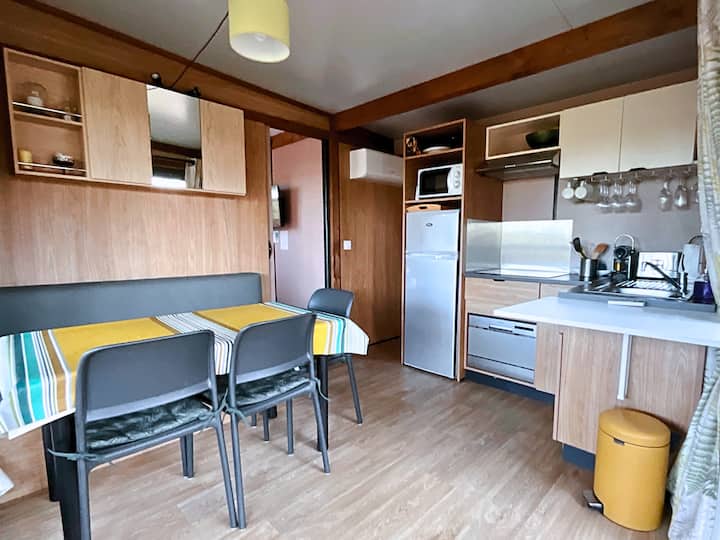 Le Ti Bois – Chalet Climatisé, Piscine, Vue Forêt. - Gujan-Mestras