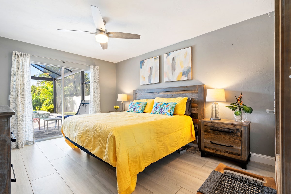 Დაისვენეთ სტილი დიდი ზომის საწოლით, ცოცხალი დეკორითა და პატიოს ცალკე ოაზისით - იდეალური დასვენება გელით!