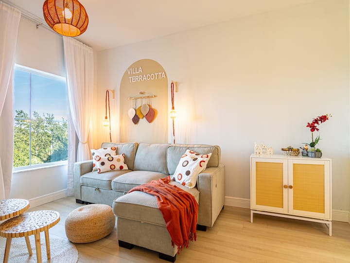 Top5% Villaterracotta: Boho Chic |Freeparkshuttle - Lake Buena Vista, FL
