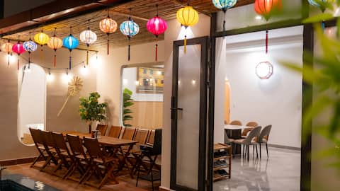 5 minutes walk to Mike Beach/Free airport pickup/Newly built villa/1st floor structure for all ages