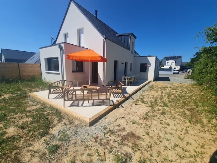 Charmante Villa Lumineuse - Mer à 200m - Wifi - Mesquer