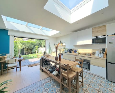 Family home with garden