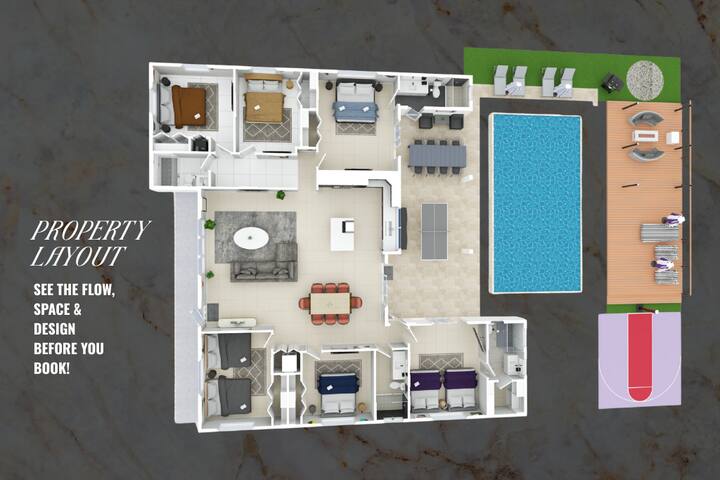 Villa Flora|Tropical Paradise Pool/Bkb Ct/PingPong gallery image 3