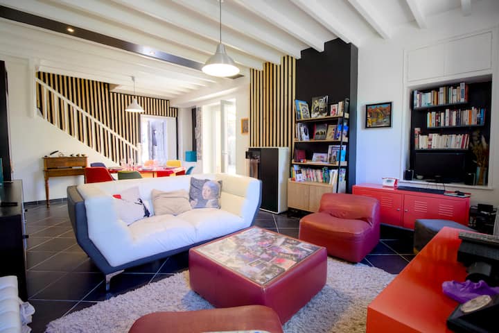 "La Maison Vagabonde" : 3 Chambres Avec Jardin - Urville-Nacqueville