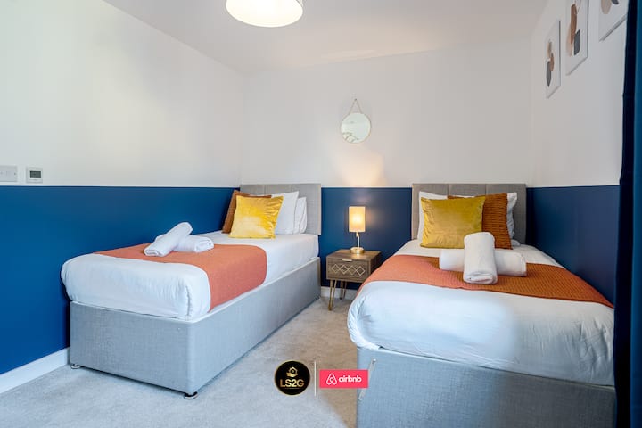 Spálňa v ubytovaní LS2G Short Lets & Serviced Accommodation
