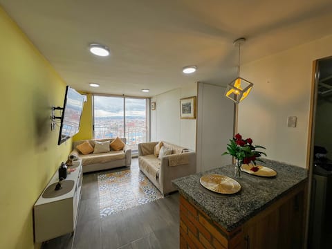 Top performing Airbnb: Apartment in Bogotá, near the historic center in San Cristóbal
