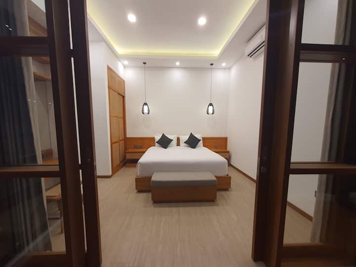 Immerse yourself in elegance with Casa Esquina Bali’s uniquely styled bed decor—a seamless blend of comfort and artistry, creating a welcoming ambiance for your stay. #CasaEsquina