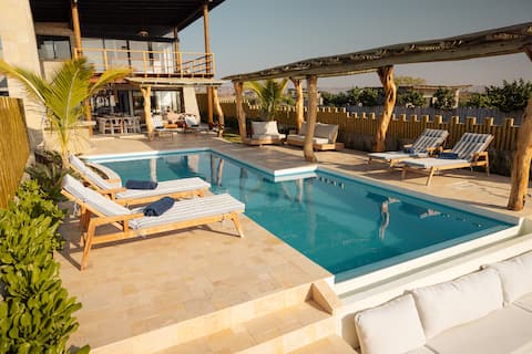 Aviva, brand new designer villa with ocean view