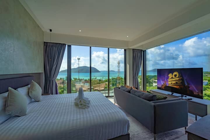 Голяма спалня с удивителна гледка (6-и етаж)