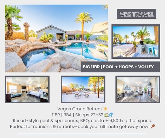 Big 11BR | Pool + Hoops + Volley